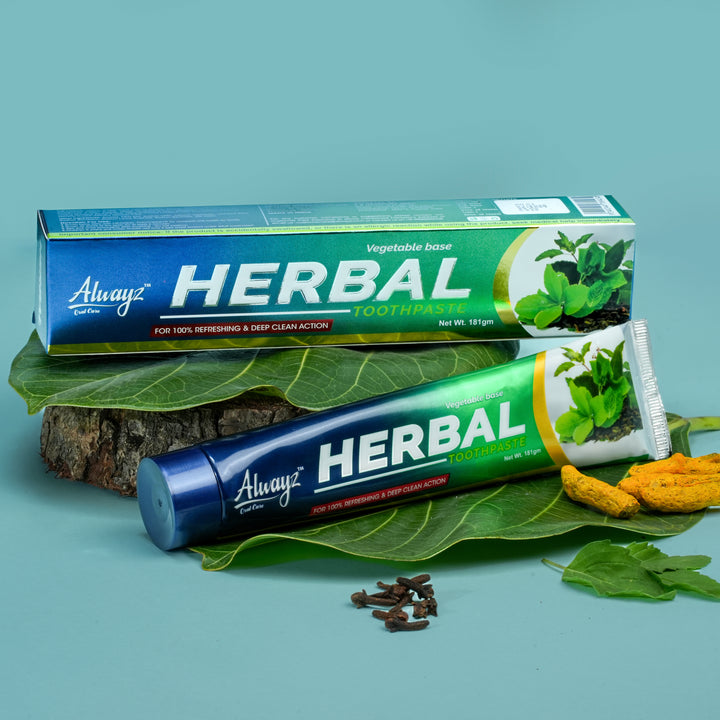Herbal Toothpaste | Vegetable Base | Deep Clean & Refreshing Oral Care | 181g