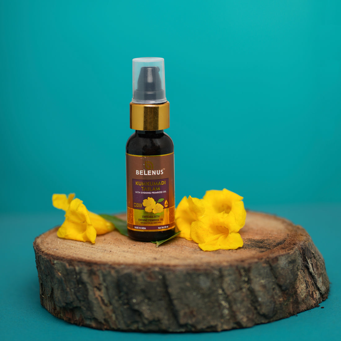 Kumkumadi Tailam | Brightening Facial Oil with Evening Primrose Oil | 30 ml
