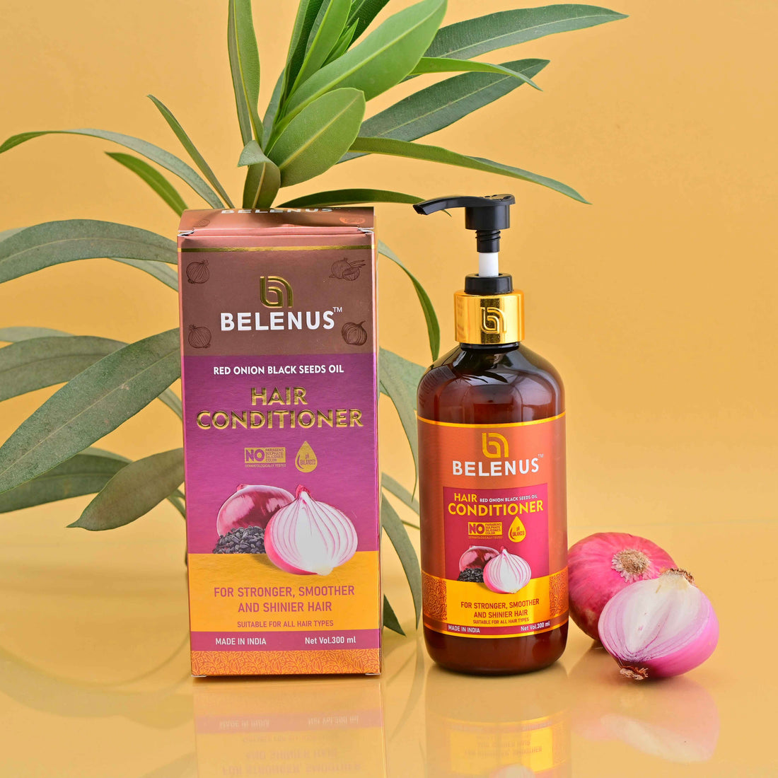 Red Onion & Black Seeds Oil Hair Conditioner | For Stronger, Smoother & Shinier Hair | 300 ml