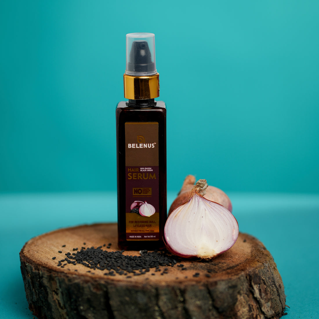 Red Onion Black Seeds Herbal Hair Oil | For Silky, Stronger & Healthier Hair | 200 ml