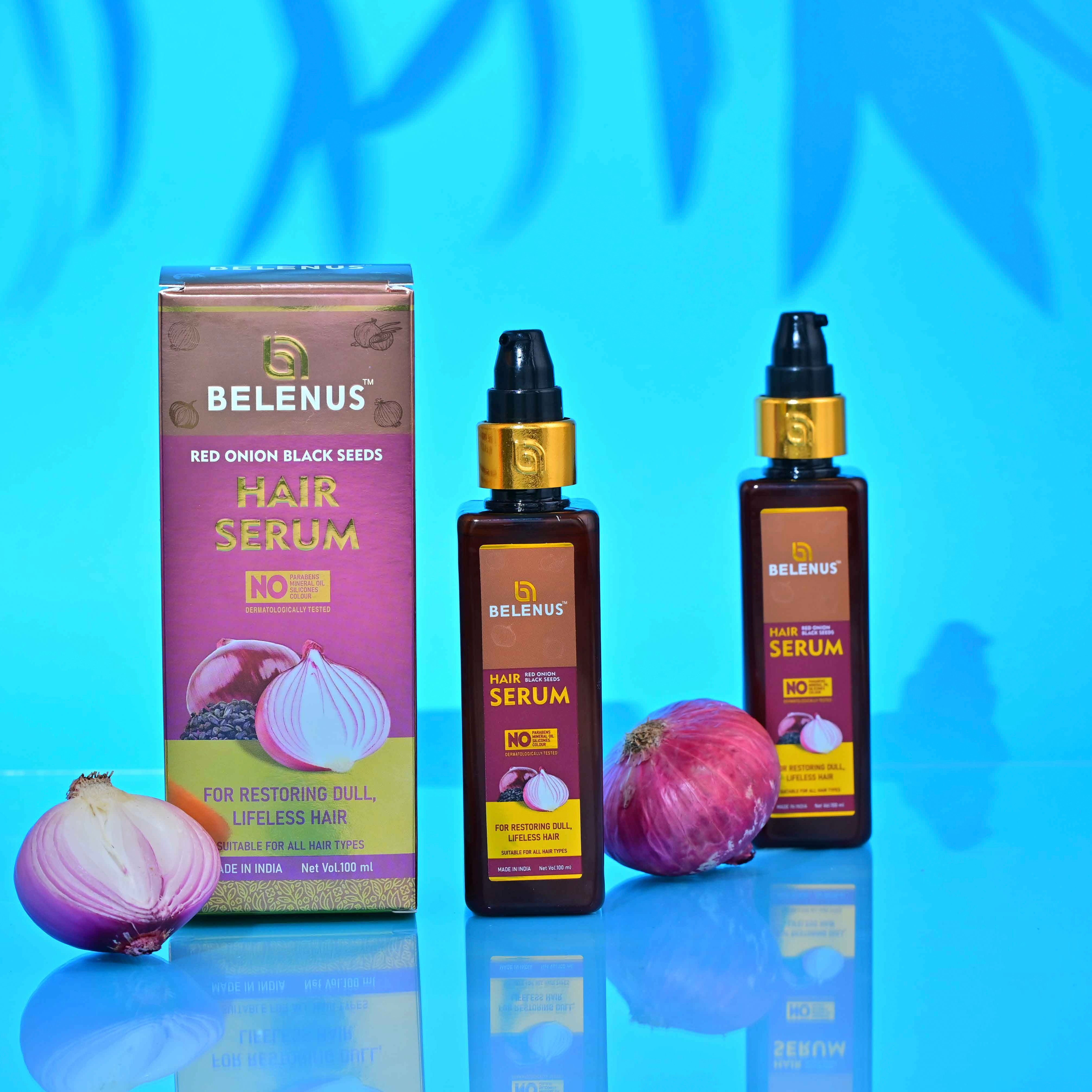 Red Onion & Black Seeds Hair Serum | For Restoring Dull, Lifeless Hair | 100 ml