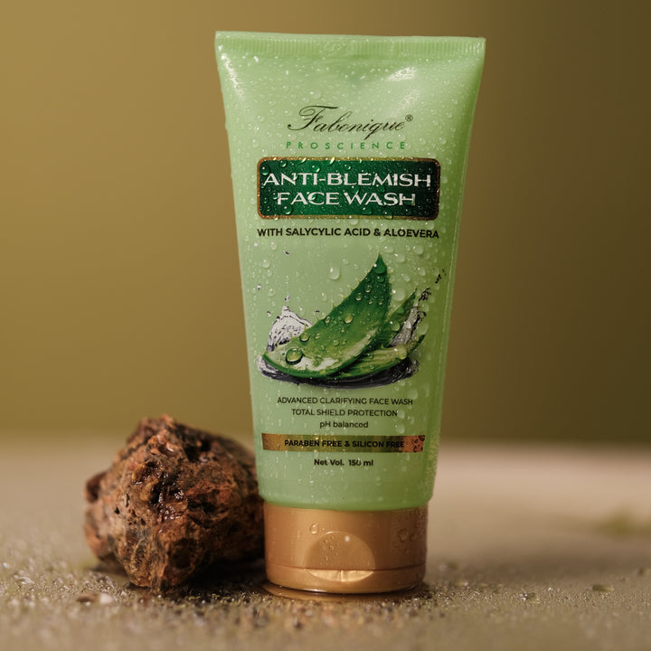 Anti-Blemish Face Wash – With Salicylic Acid & Aloe Vera | Clarifying Oil-Control Cleanser | 150 ml