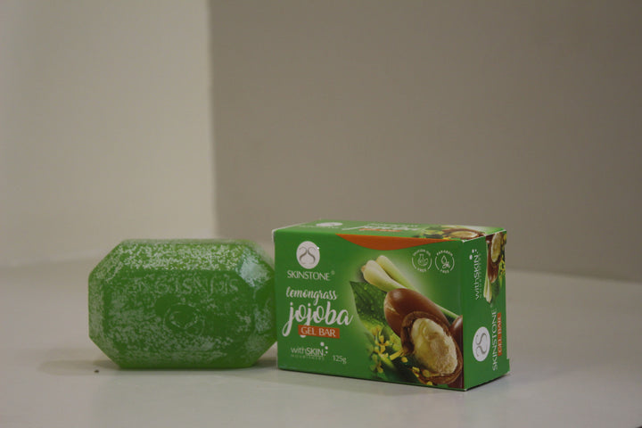 Lemongrass Jojoba Gel Bar | Refreshing & Nourishing Bath Soap | Silicon & Paraben Free | 125g