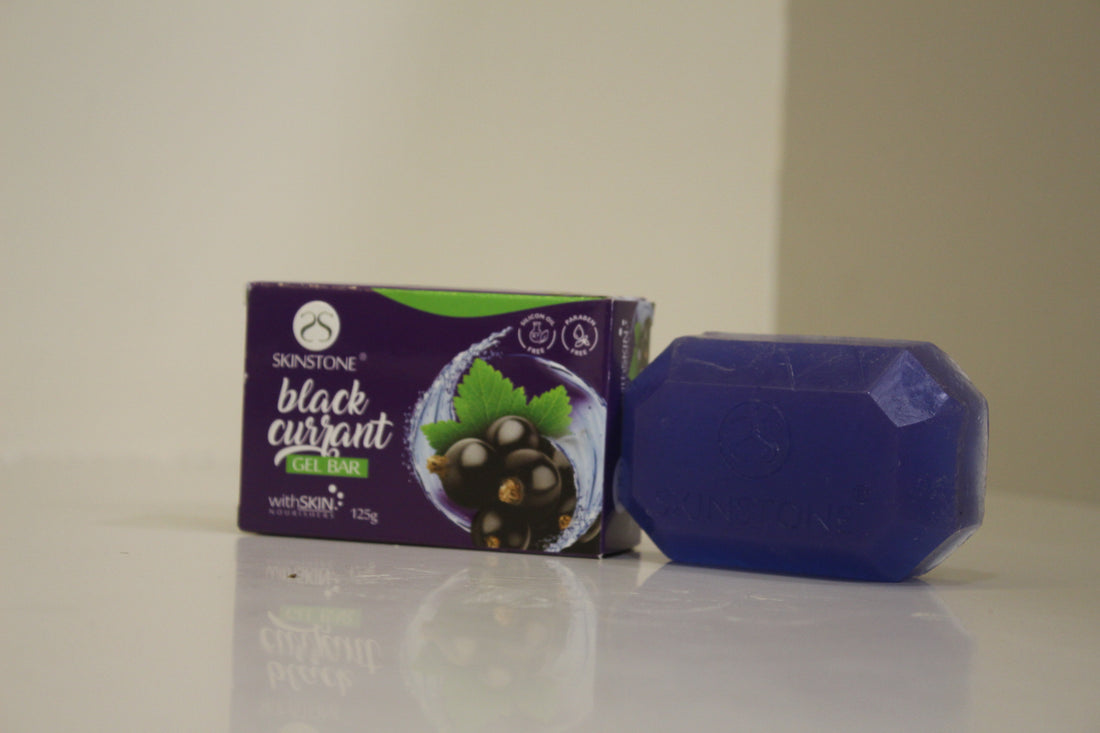 Black Currant Gel Bar | Refreshing Fruit-Based Bath Bar | Silicon & Paraben Free | 125g