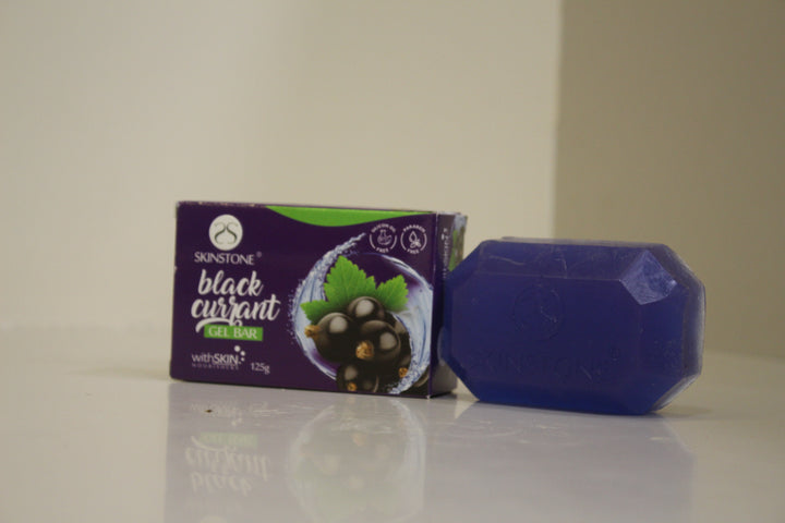 Black Currant Gel Bar | Refreshing Fruit-Based Bath Bar | Silicon & Paraben Free | 125g