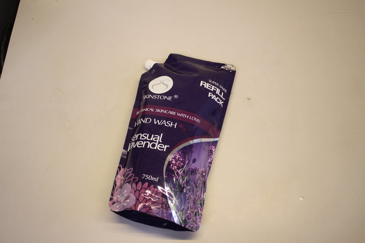 Skinstone Sensual Lavender Hand Wash – Super Saver Refill Pack | Botanical Skincare | 750 ml