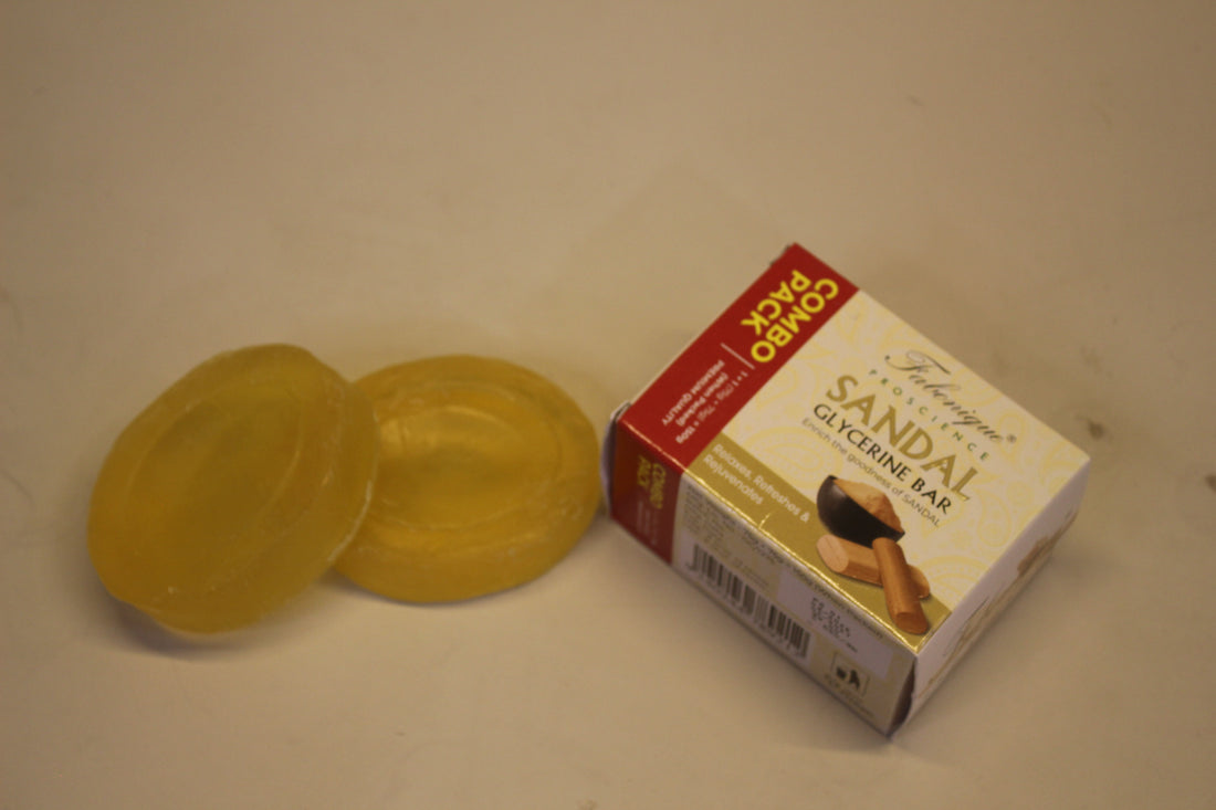 Sandal Glycerine Bar – Combo Pack | Sandalwood Moisturizing Bath Soap | Refreshes, Rejuvenates & Softens Skin