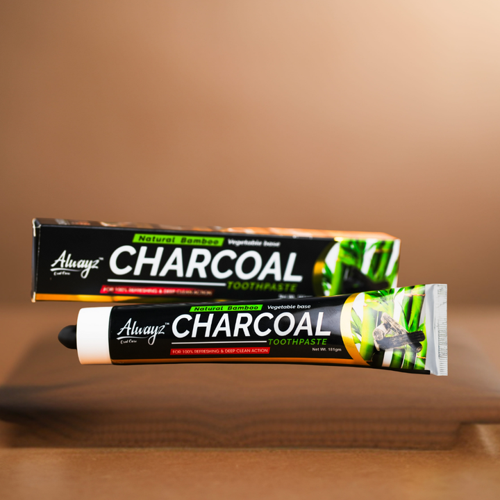 Charcoal Toothpaste | Vegetable Base | Deep Clean & Whitening | 181 gm